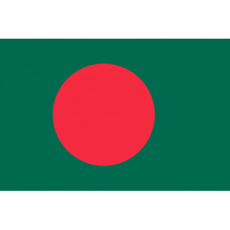 Drapeau Bangladesh - 15x10 cm - Autocollant(sticker)