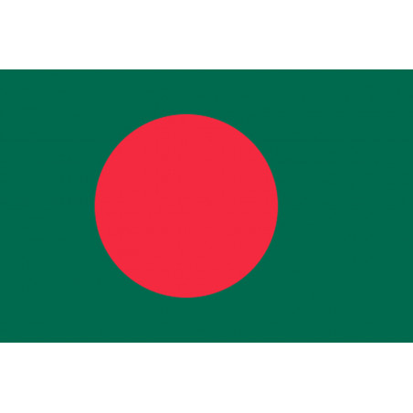 Drapeau Bangladesh - 15x10 cm - Autocollant(sticker)