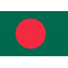 Drapeau Bangladesh - 15x10 cm - Autocollant(sticker)