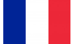 Drapeau France - 19.5x13cm - Autocollant(sticker)