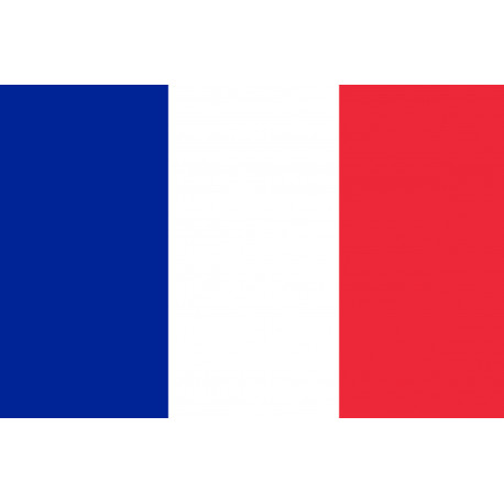 Drapeau France - 19.5x13cm - Autocollant(sticker)