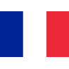 Drapeau France - 19.5x13cm - Sticker/autocollant