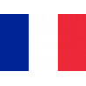 Drapeau France - 19.5x13cm - Autocollant(sticker)