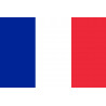 Drapeau France - 15x10cm - Autocollant(sticker)