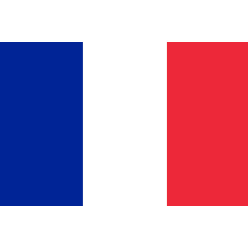 Drapeau France - 5x3.3cm - Sticker/autocollant