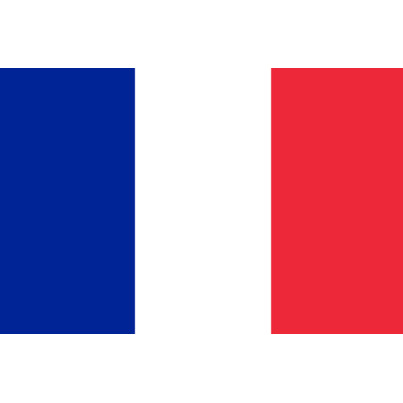 Drapeau France - 5x3.3cm - Sticker/autocollant