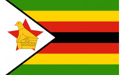 Drapeau Zimbabwe - 15x10cm - Autocollant(sticker)