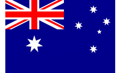 Drapeau Australie - 5x3.3cm - Autocollant(sticker)