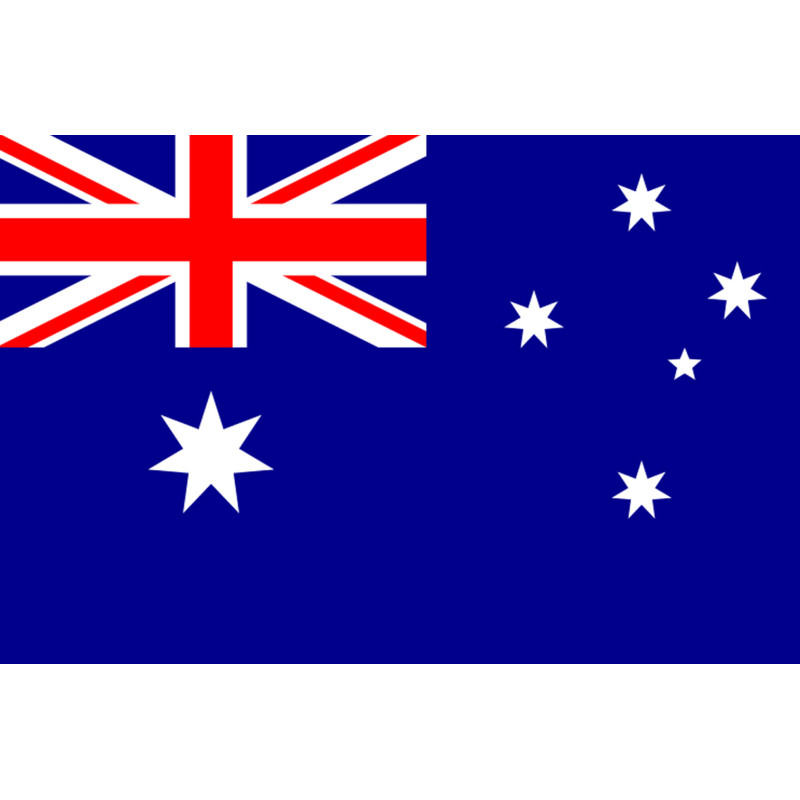 Drapeau Australie - 5x3.3cm - Sticker/autocollant