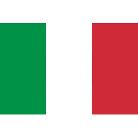 Drapeau Italie - 19.5x13cm - Sticker/autocollant