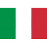 Drapeau Italie - 19.5x13cm - Autocollant(sticker)