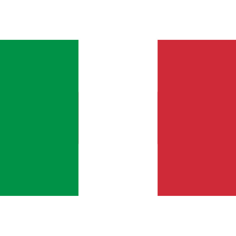 Drapeau Italie - 15x10cm - Sticker/autocollant