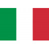 Drapeau Italie - 15x10cm - Autocollant(sticker)