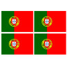 Drapeau Portugal (4 fois 9.5x6.3 cm) - Sticker/autocollant