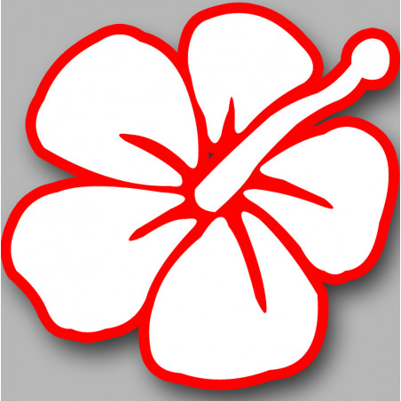 Repère fleur 1 - 10cm - Autocollant(sticker)