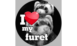 furet - 20cm - Autocollant(sticker)