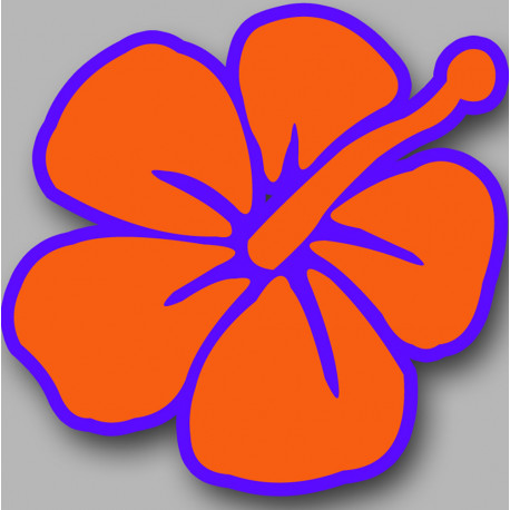 Repère fleur 5 - 10cm - Autocollant(sticker)