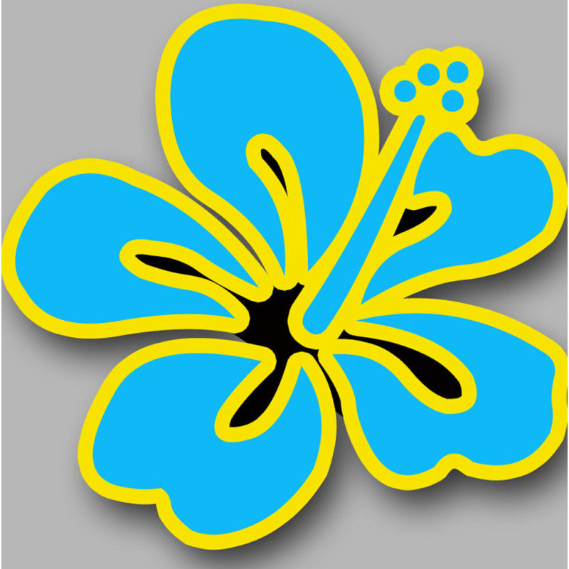 Repère fleur 9 - 20cm - Sticker/autocollant