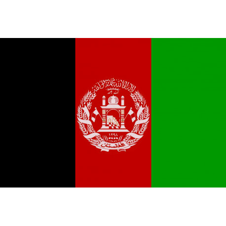 Drapeau Afghanistan - 15x10 cm - Autocollant(sticker)