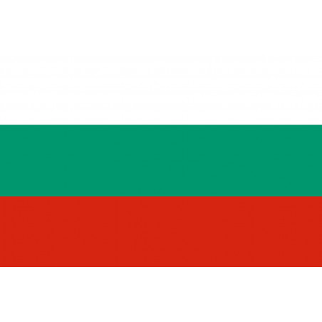 Drapeau Bulgarie - 19,5x13 cm - Autocollant(sticker)