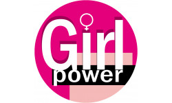 Girl Power - 20cm - Autocollant(sticker)