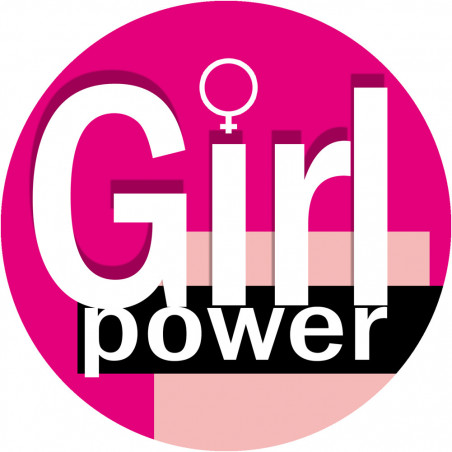 Girl Power - 20cm - Autocollant(sticker)