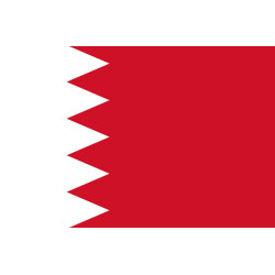 Drapeau Bahrain - 15x10 cm - Sticker/autocollant
