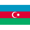 Drapeau Azerbaijan - 19.5 x 13 cm - Autocollant(sticker)