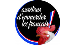 arrêtons d'emmerder les français - 20cm - Autocollant(sticker)