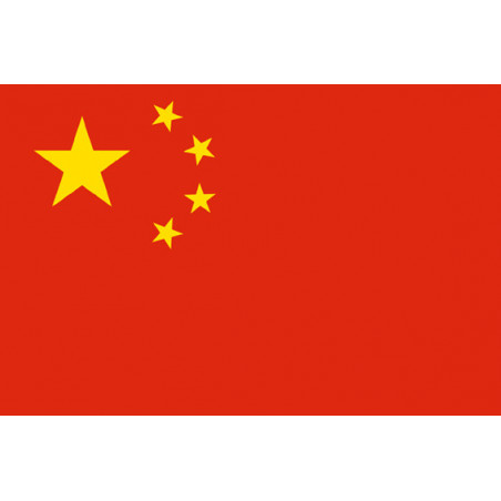 Drapeau Chine - 19.5x13 cm - Autocollant(sticker)