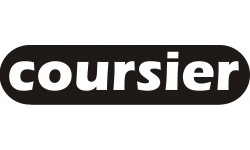 Coursier noir - 29x7cm - Autocollant(sticker)