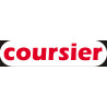 Coursier blanc - 15x3.5cm - Sticker/autocollant