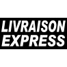Livraison express noir - 30x14 cm - Autocollant(sticker)