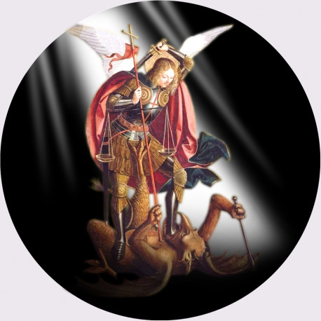 Archange Mickael Saint Michel - 10cm - Autocollant(sticker)