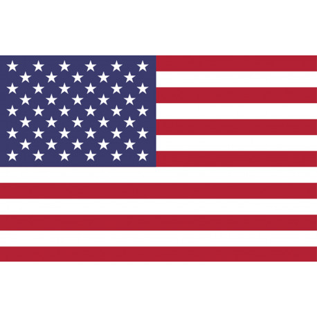 drapeau drapeau US officiel classique - 15x9.7cm - Autocollant(sticker)