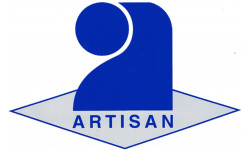 logo Artisan - 29x18cm - Autocollant(sticker)