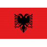 Drapeau Albanie - 19.5x13 cm - Autocollant(sticker)