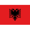 Drapeau Albanie - 5x3.3 cm - Sticker/autocollant