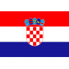 Drapeau Croatie - 19.5x13 cm - Autocollant(sticker)