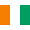Drapeau Côte d'Ivoire - 19.5 x 13 cm - Sticker/autocollant
