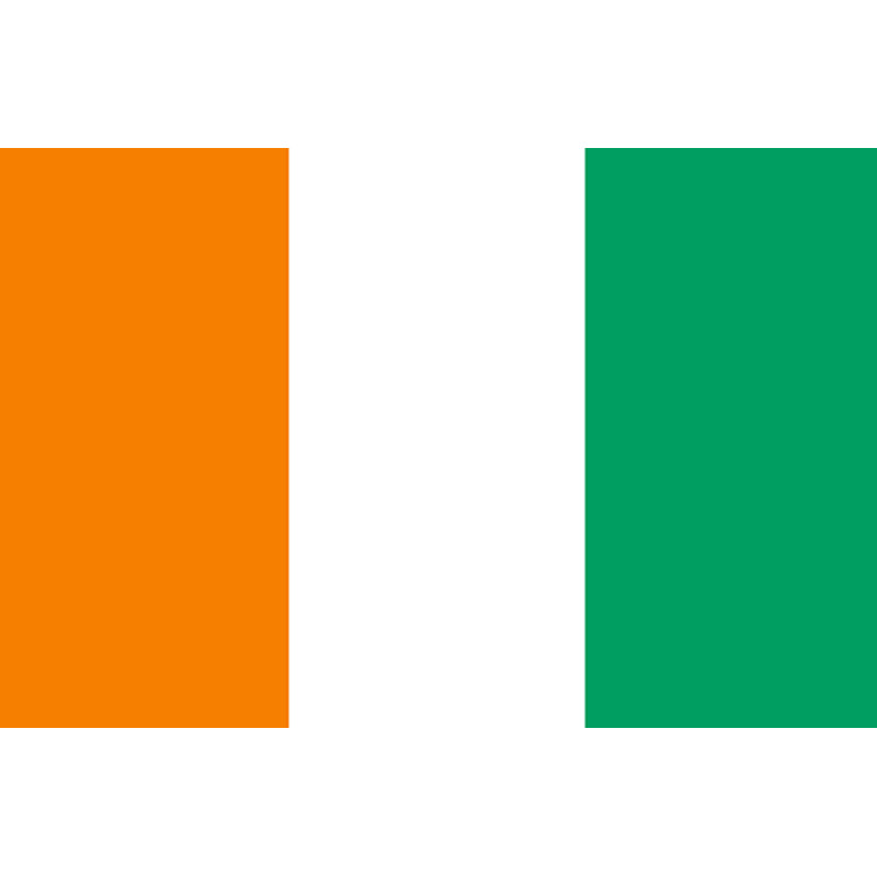 Drapeau Côte d'Ivoire - 15x10 cm - Sticker/autocollant