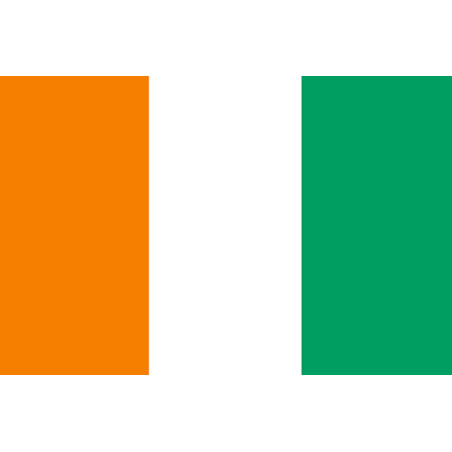 Drapeau Côte d'Ivoire - 5x3.3 cm - Sticker/autocollant