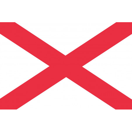 Drapeau Irlande du Nord - 15 x 10 cm - Autocollant(sticker)