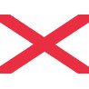 Drapeau Irlande du Nord - 15 x 10 cm - Autocollant(sticker)