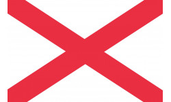Drapeau Irlande du Nord - 5 x 3,3 cm - Autocollant(sticker)