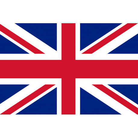 drapeau Grande Bretagne - 19,5 x 13 cm - Autocollant(sticker)