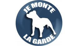 Je monte la garde - 9cm - Autocollant(sticker)