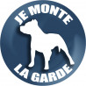 Je monte la garde - 15cm - Autocollant(sticker)