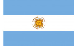 Drapeau Argentine - 19.5 x 13 cm - Autocollant(sticker)