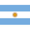 Drapeau Argentine - 19.5 x 13 cm - Sticker/autocollant